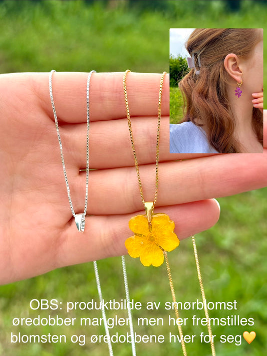 Smørblomst øredobber